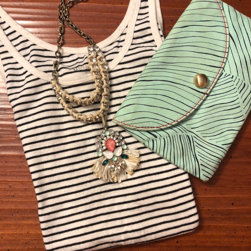 COPY - Anthropologie Raffia Statement Necklace